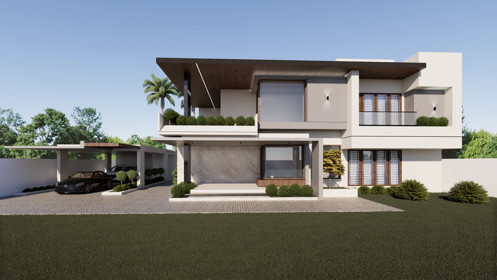 Guna Residence — front elevation