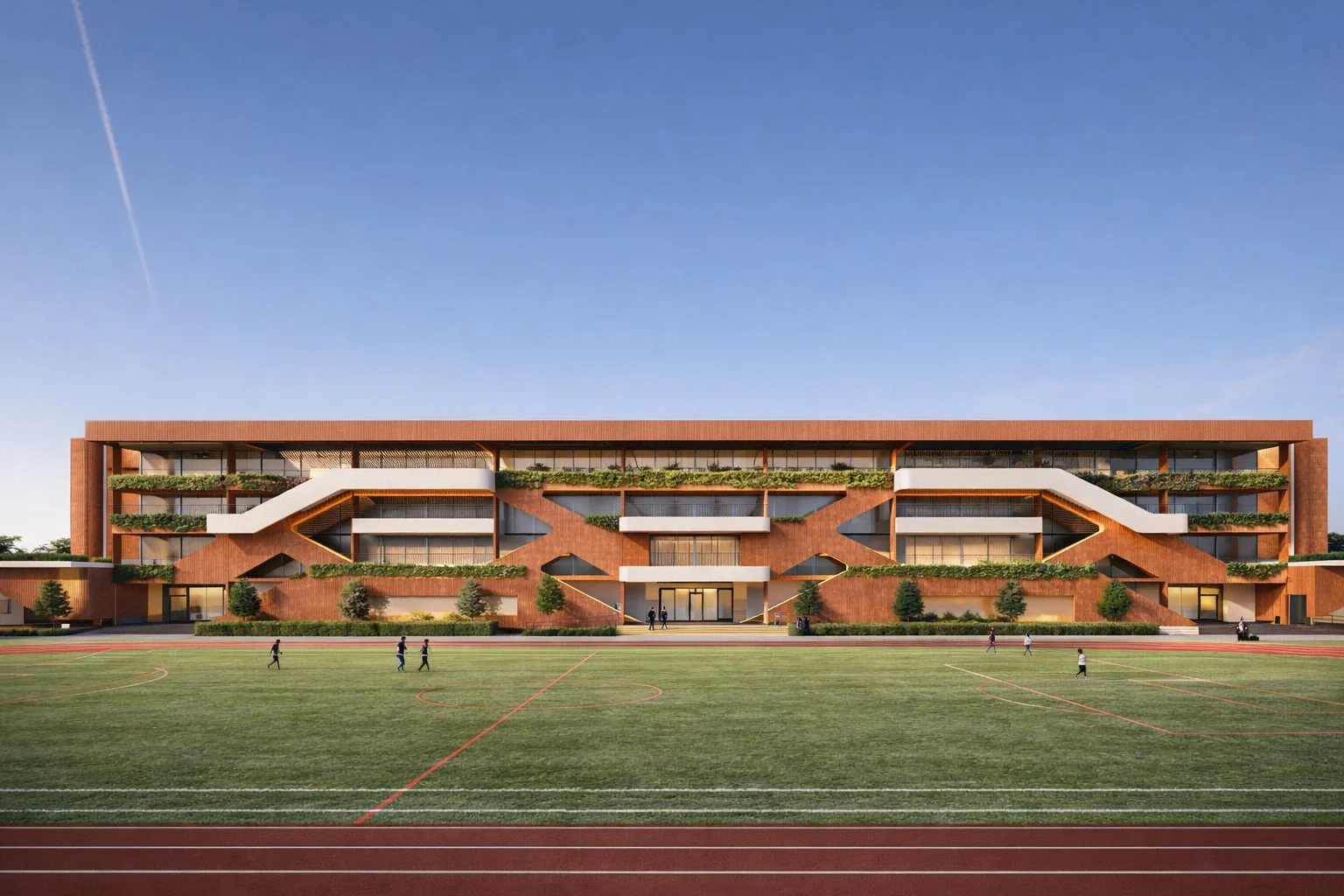 Jain Heritage School — front elevation