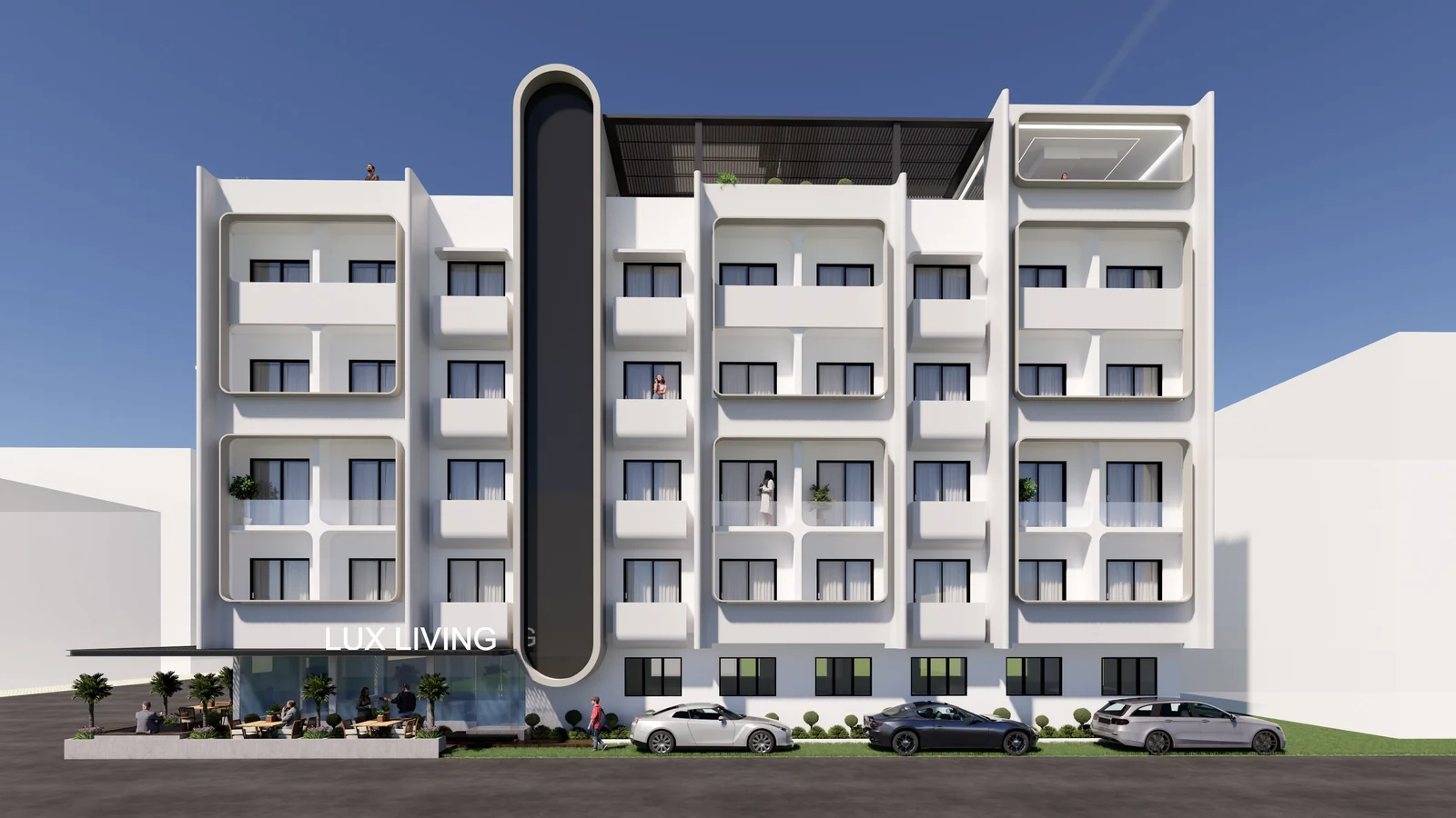 Lux Living — front elevation