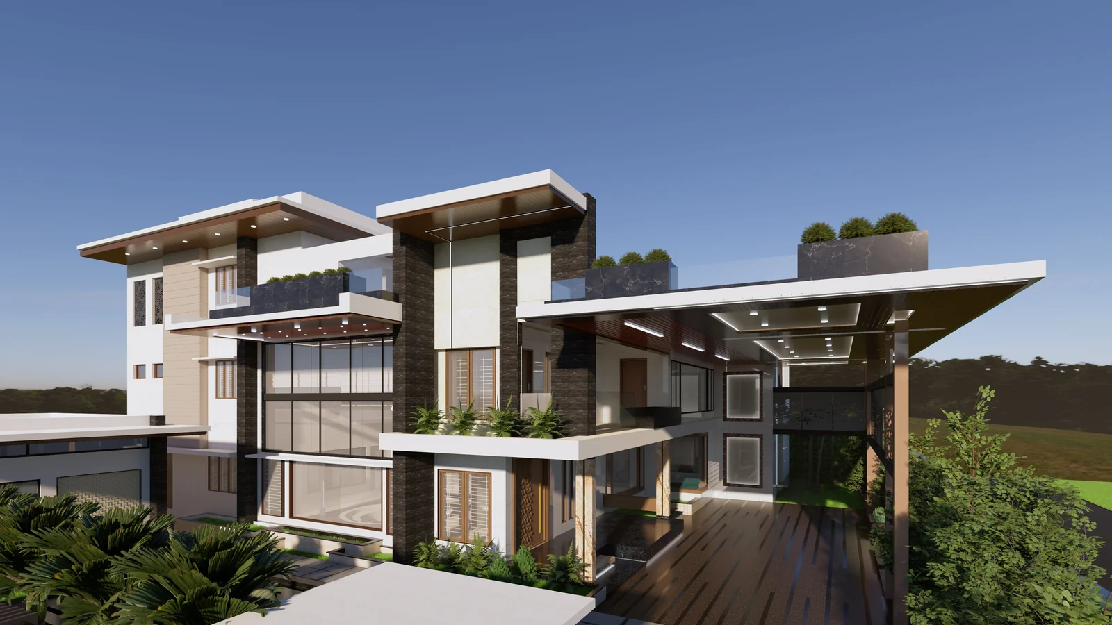 Mohan Residence — front elevation